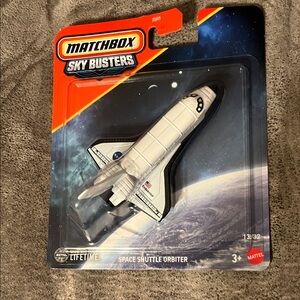 NIP Matchbox Sky Busters Space Shuttle Orbiter - White and Black